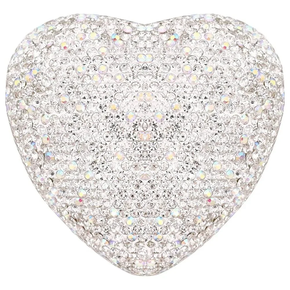 NEW Sparkling Swarovski Crystal Rhinestone Heart Bling Jewelry Ring Box …